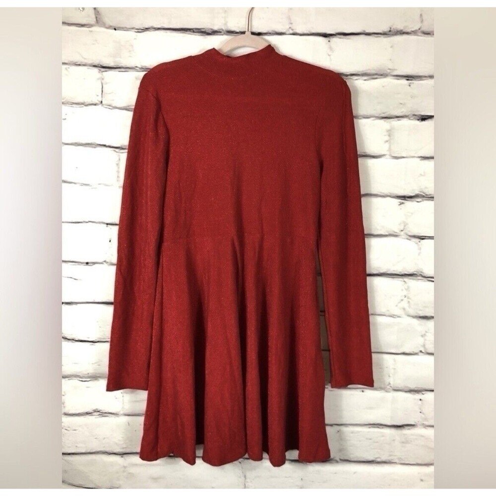Wild Fable Womens Size L Red Long Sleeve Dress